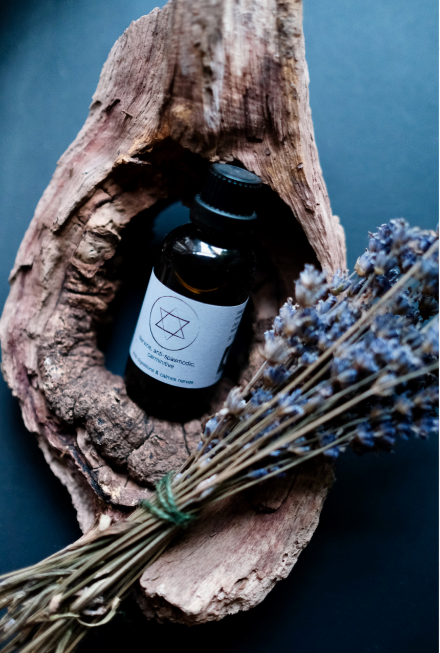 Nervine, Antispasmodic & Carminative Formula (aids digestion & calmes nervous system)